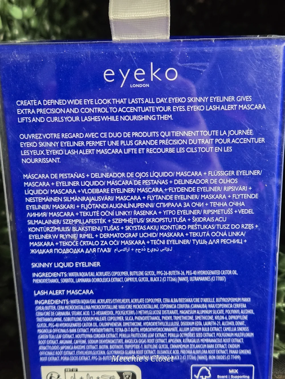 Eyeko London Lash Alert Mascara & Skinny Eyeliner Duo BNIB